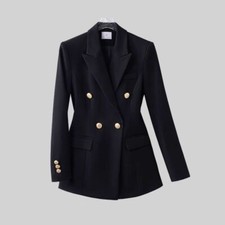Femme Costume Veste Manches