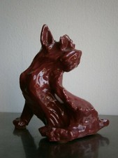 CHIEN FOX TERRIER CERAMIQUE