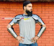 Pauldrons D'Épaule Médiévaux Armure Nain Pour Larp Costume De Fantaisie Cosplay