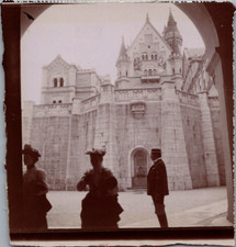 Allemagne, château de Neuschwanstein Vintage print Tirage citrate  9x10 