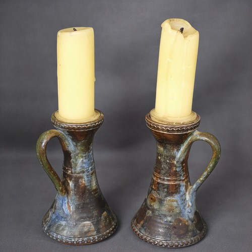 Paire bougeoirs anciens - bougeoirs,