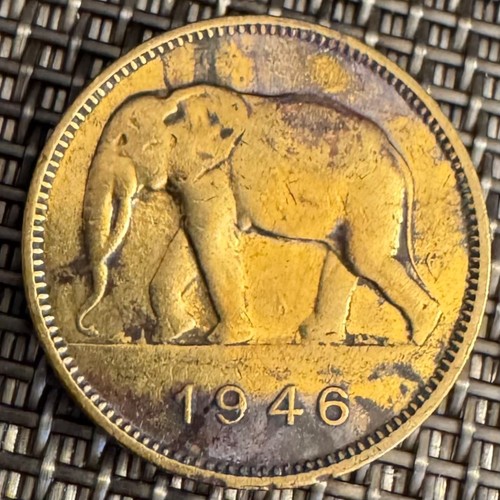 Piece francs congo - 2, belge