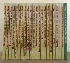 Lot 22 livres Collection Recettes de nos grands-mères (cuisine régionale, CPE)