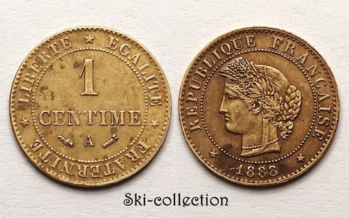Centime 1888 - 1, a