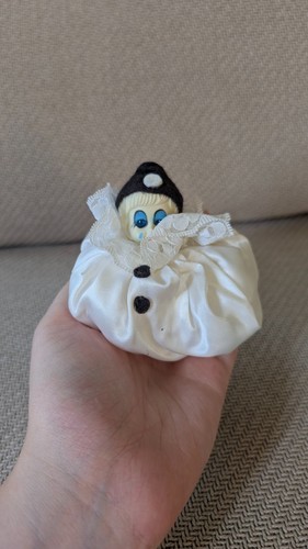 Petit pierrot poupée clown - petit,