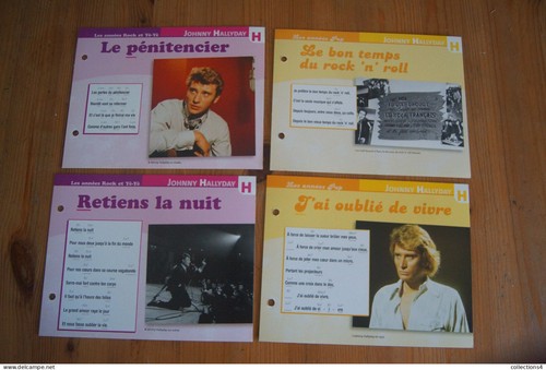Johnny hallyday fiches - johnny,