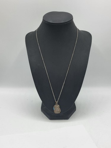 Zy23 collier ancien argent - collier,