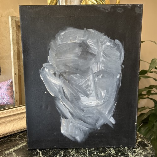 Tableau ancien huile sur toile - tableau,