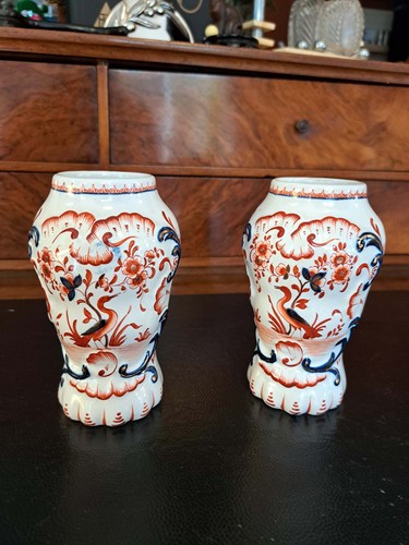 Paire vases faïence desvres - paire,