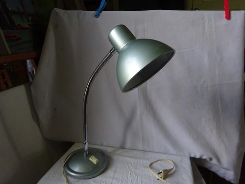 Lampe bureau ancienne verte - de,