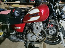 moto 125 gn accidentée suite à choc avant 