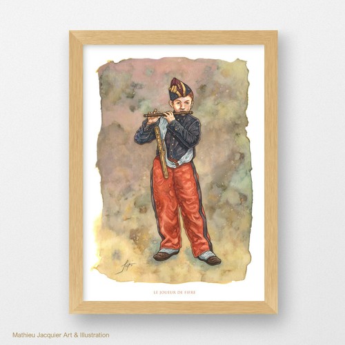 Joueur fifre fine - joueur,