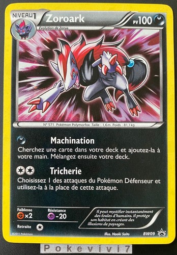 Carte pokemon zoroark bw09 - carte,