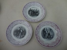 Lot 3 assiettes parlante j