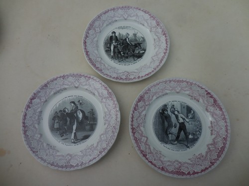 Lot assiettes parlante j - lot,