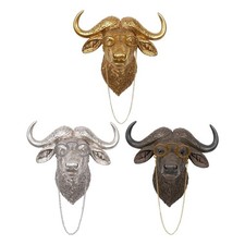 Sculpture Murale de Buffle Art