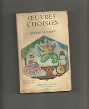 Oeuvres choisies de Gérard de Nerval Laboccetta Gründ La bibliothèque précieuse