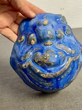 Épi De Faîtage Bleu Chine Kangxi