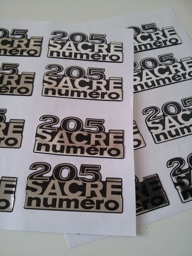 Sticker autocollant doming - sticker,