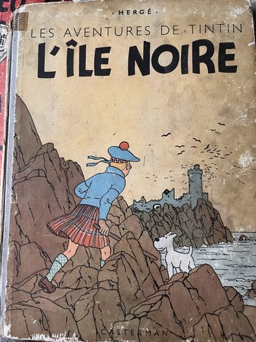 Tintin hergé ancienne - bd,