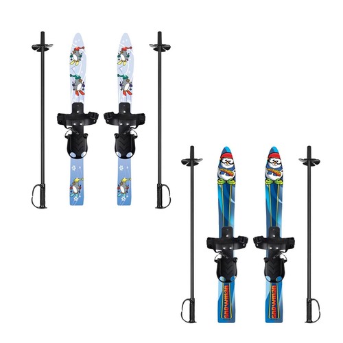 Planches ski avec bâtons - planches,