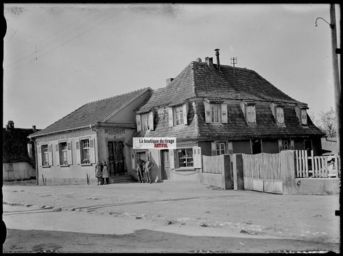 Plaque verre photo ancienne