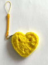 Porte Clé clef Macaron Citron