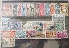Lot De Timbres Coloniaux d'Afrique Équatoriale 27timbres Oblitérés