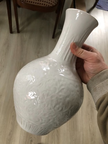 Vase porcelaine blanc - , chine
