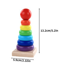 Wooden Baby Toys, Rainbow