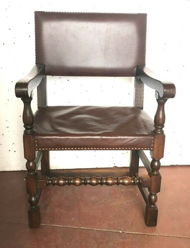 Fauteuil chêne massif - ,