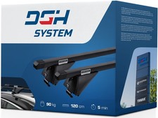 Barres de toit transversales RAILS pour Subaru XV E-BOXER SUV 2019-2022 120 cm