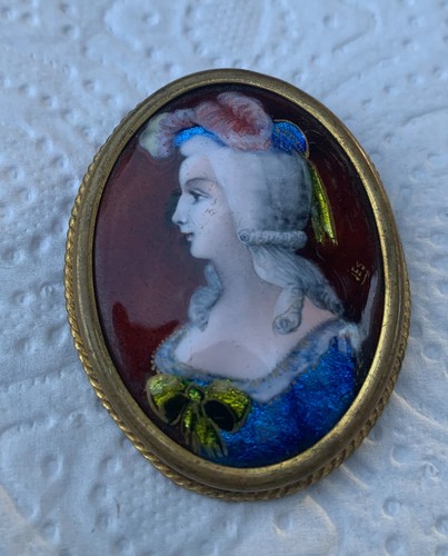 Broche ancienne limoges - broche, en