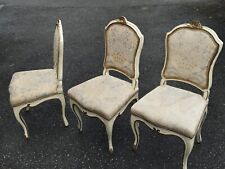 lot 3 chaises louis xv epoque