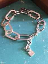 Moderne Bracelet Gourmette Chaine Argentée ZAG