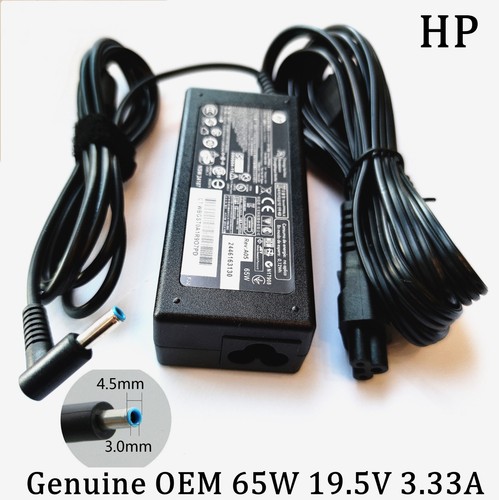 Genuine oem 65w adapter - hp, ac