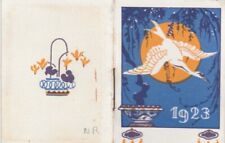 Calendrier de Poche 1923 CREME ECLIPSE le Meilleur cirage