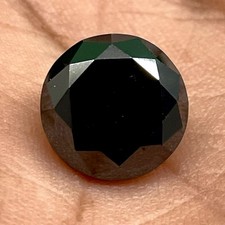 5.42 Cts Noir Moissanite 13mm