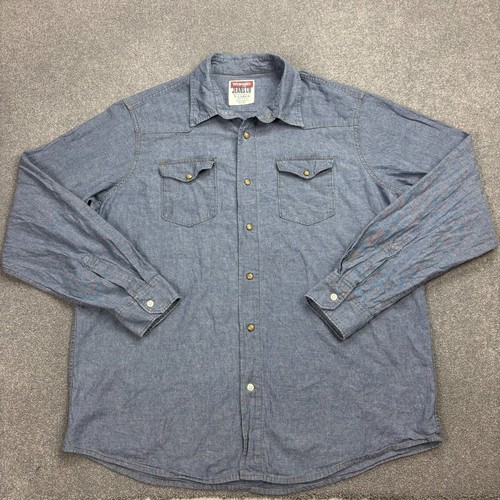 Chemise denim wrangler - denim,