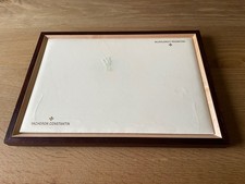 Plateau Vacheron Constantin Tray - Wood Leder - Vintage Collectors Watches