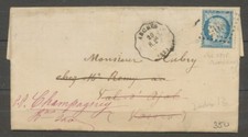1873 Lettre N°60 Obl
