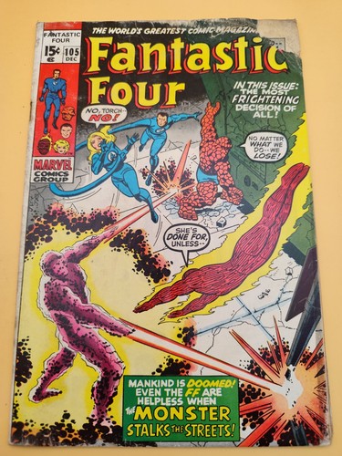 Fantastic four 105 marvel - four, #105
