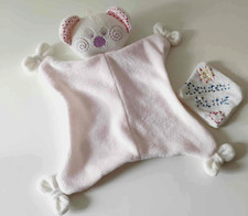 Doudou Plat Koala Gris Rose