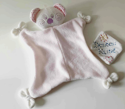 Doudou plat koala gris - doudou,