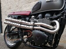 Triumph Bonneville T100 2005-2016 MassMoto Exhaust Système Complet Mohave Satin