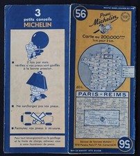 Carte MICHELIN 56 PARIS REIMS