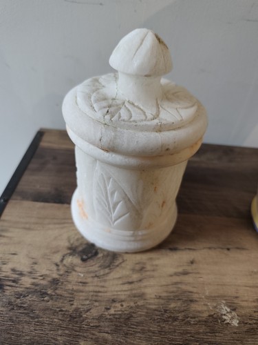 Pot albâtre ancien - pot,