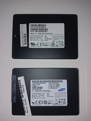 Lot ssd 128 gb - de,