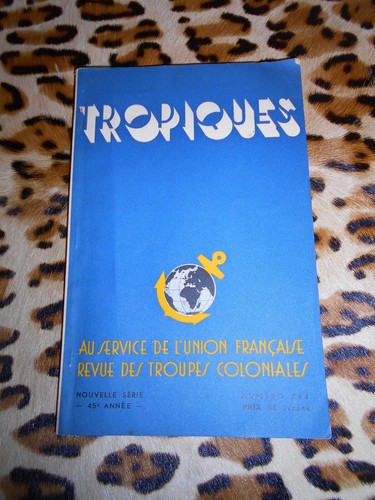 Tropiques revue des troupes - revue,