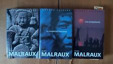 3 LIVRES A. MALRAUX  LA CONDITION HUMAINE - LES CONQUERANTS - LA VOIE ROYALE
